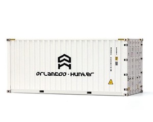 Orlandoo Hunter 1/32 échelle 20 Kit modèle de conteneur d'expédition pied en plastique
