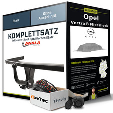 Für OPEL Vectra B CC Typ 38, J96 Anhängerkupplung starr +eSatz 13pol 95-03 NEU