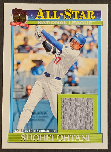 2026 Topps Series 2 Shohei Ohtani 1991 Topps All-Star Relic #91ASR-SO Dodgers