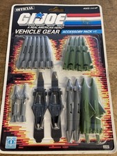 1986 Hasbro G.I. Joe VEHICLE GEAR Accessory Pack Action Figure in Sealed Blister