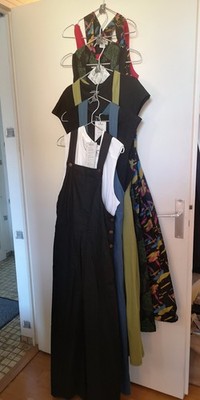 Fantazia Langes Latzkleid Baumwolle