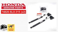 Honda OEM 74820-SL0-315 (×2) Acura NSX Heckglas Motordeckel DäMpfer Streben JDM