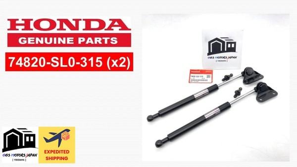 Honda OEM 74820-SL0-315 (×2) Acura NSX Heckglas Motordeckel DäMpfer Streben JDM-image