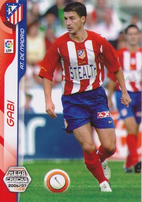 029 GABRIEL FERNANDEZ ARENAS ATLETICO MADRID CARD PANINI MEGACRACKS LIGA 2007
