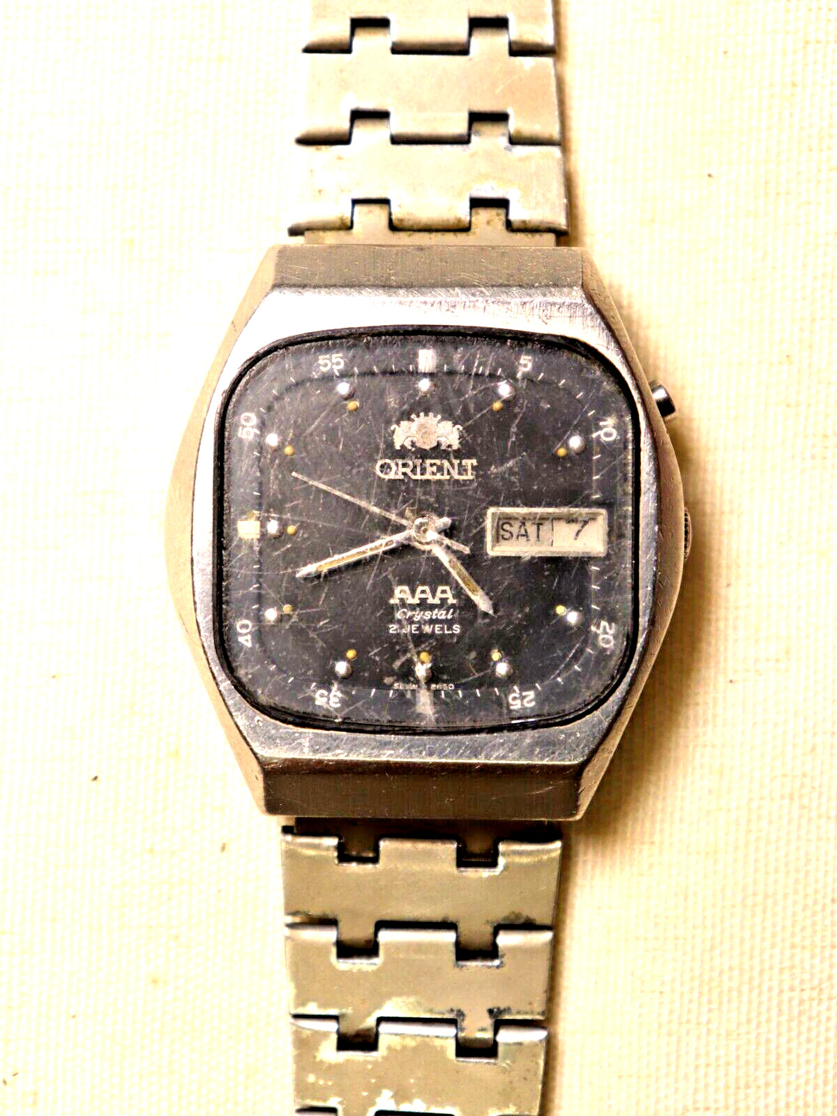 Vintage Orient AAA Crystal Automatic 0S469C734, T… - image 3