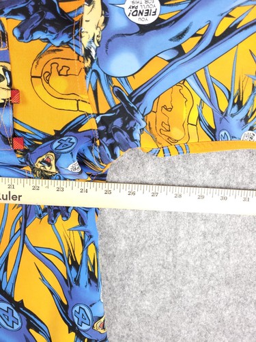 Ecko Marvel Shirt Men's XL AOP Y2K Fantastic Four 4 Comic Book Button Up Shirt - Picture 8 of 8