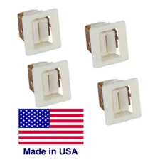 (4 Pack) Dryer Door Catch GE, Hotpoint WE1X1195,  AP2042209, PS266896, WE01X1195