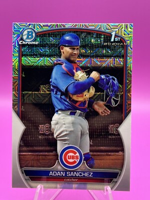 2023 Bowman Chrome 1st Bowman Mega Box Mojo Refractor # BCP-219 Adan Sanchez