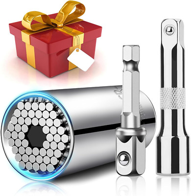 Gifts for Men Universal Socket Tools, Super Socket Wrench Repair Tool, Professio