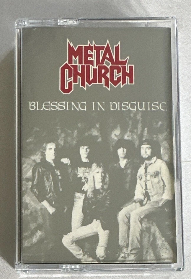 Metal Church Blessing In Disguise Cassette (1989, Elektra) Cassette Tape EX / M - Imagen 2 de 4