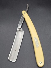 Antique Straight Cut Throat Shaving Razor BISMARCK Solingen/Germany/c1920