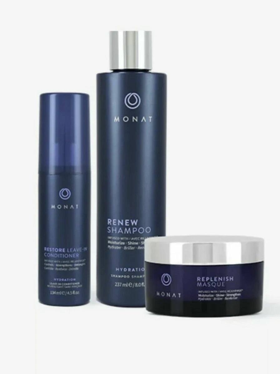 MONAT HYDRATION SYSTEM LOT 3 Renew Shampoo Restore Conditioner