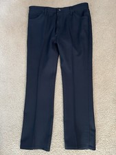 Vintage Wrangler 82NV Wrancher Blue Pants 40x34 Polyester Retro