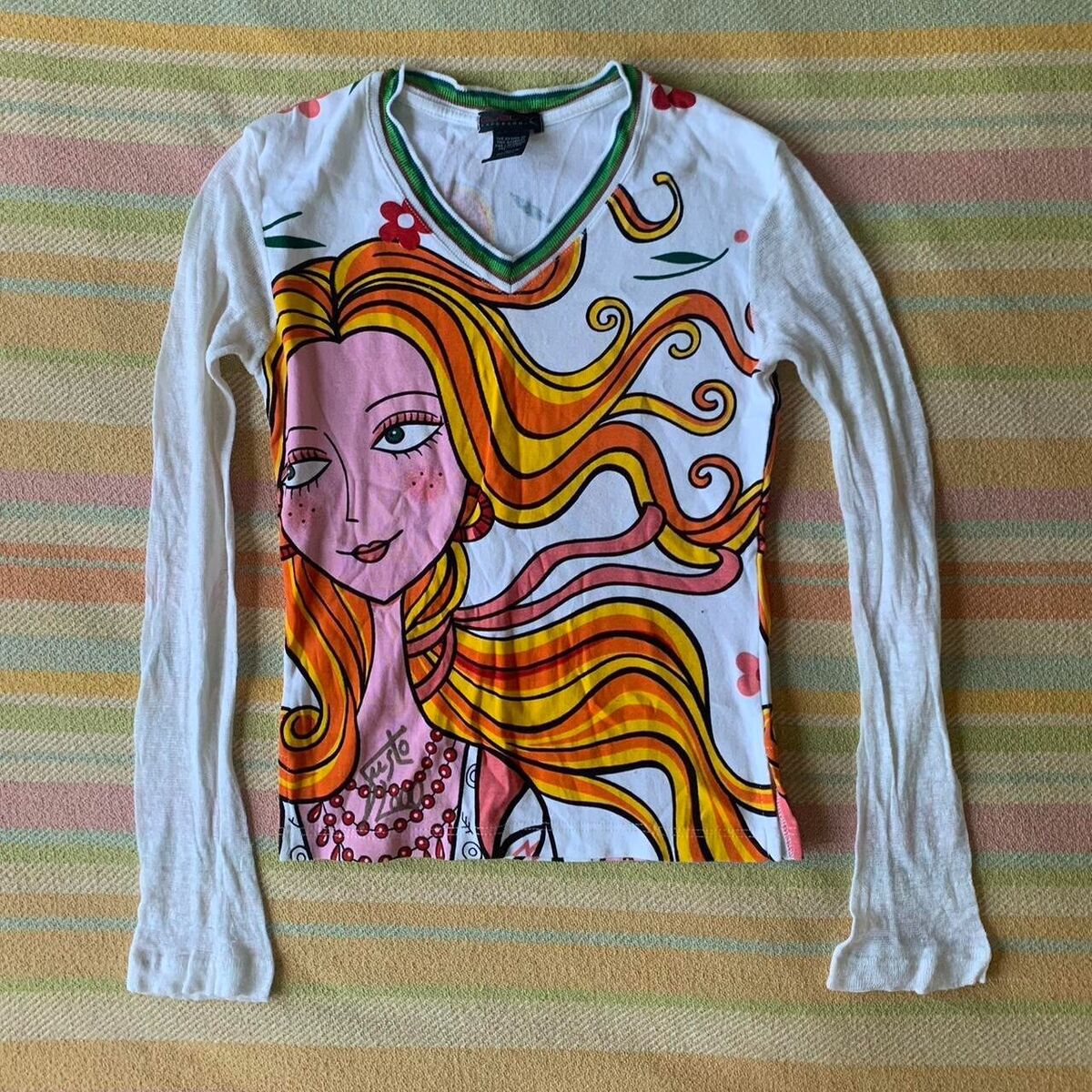Vintage Graphic Custo Barcelona Top | eBay Vintage Graphic Custo Barcelona Top | eBay