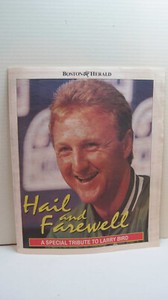 Celtics Larry Bird Retirement Boston Herald January 31, 1993 Newspaper Insert