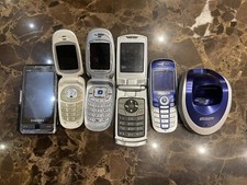 Lot of 5 Old Vintage Cell Phones Samsung . Not Tested.