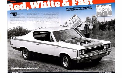 1970 AMC REBEL 340 OR 390 HP ~ NICE 4-PAGE ARTICLE / AD
