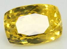 Natural Certified 12.05 Ct Tanzania Yellow Tanzanite 14x10 mm Unheated AAA Gems