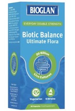 Image of Bioglan Biotic Balance Ultimate Flora Double Strength Probiotic 30 Capsules