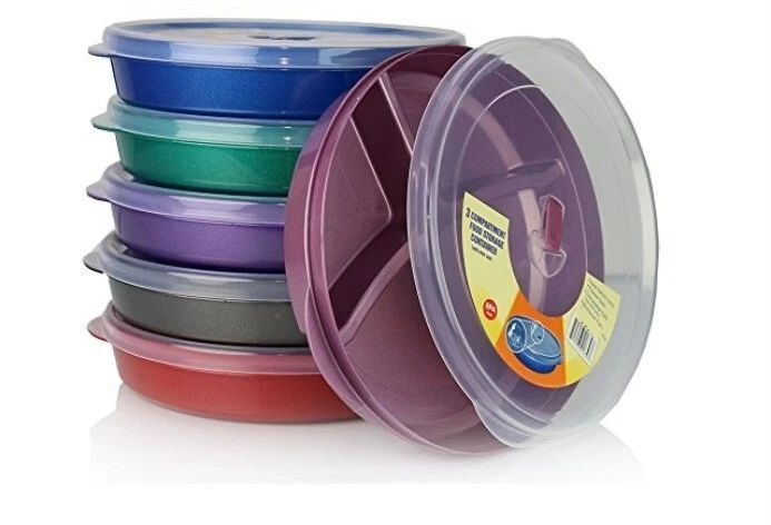 Food Storage Containers Set Divided Plates With Lids 6 Pcs Microwave Trays Safe
Opens in a new windo