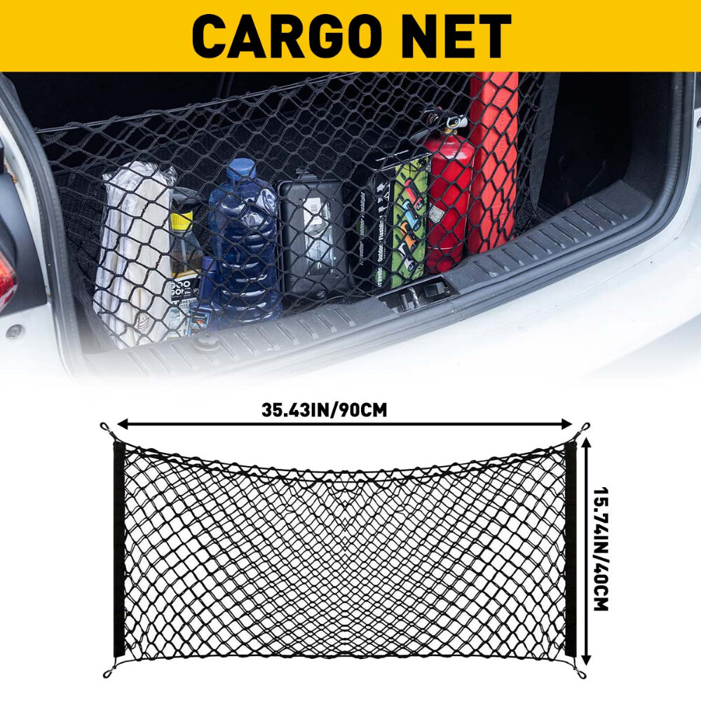 Universal Car Trunk Organizer Seat Back Storage Mesh Net Pocket