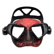 Maschera C4 Carbon Falcon Firestone Mimetica Mask Pesca Sub Apnea Professionale