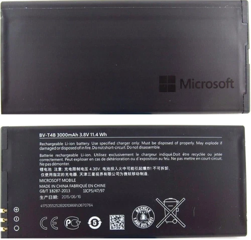New OEM Original Microsoft Nokia BV-T4B 3000mAh Battery for Lumia 640XL