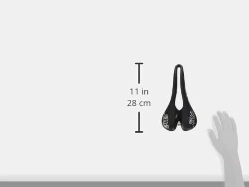 Sillín Selle SMP Lite 209 elastómero espuma cuerpo cuero cubierta negro EE. UU. Foto 2 de 2