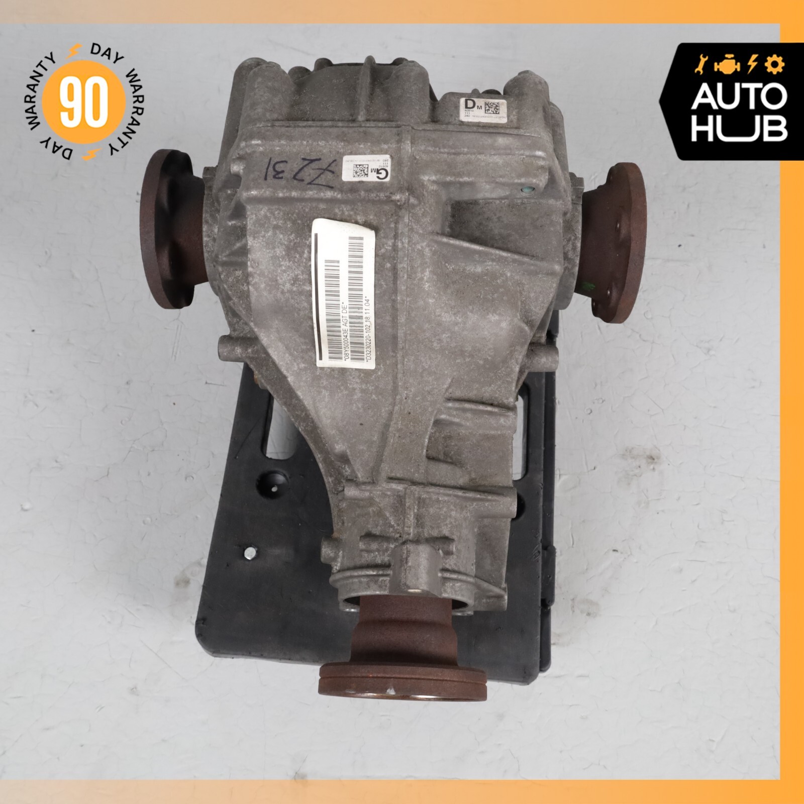 Bentley Continental GT GTC 6.0L Rear Differential Diff Axle Carrier OEM 53k