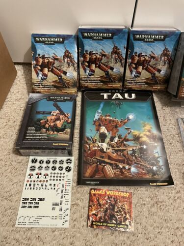 Tau Army Box Warhammer 40K 3rd Edition Space Marine Sealed BNIB Chaos Eldar Ork - Picture 8 of 11