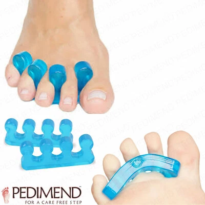 Pedimend™ 2X Gel Toe Stretcher and Toe Separator for Bunion Relief & Hammer Toes