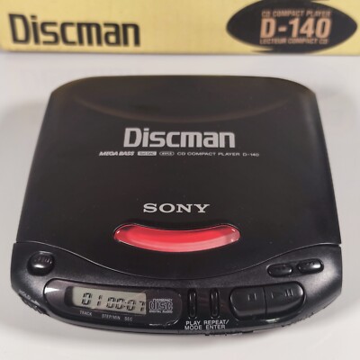 SONY D-140 CDdiscman 配送 ポータブルCDプレーヤー 元箱付き SONY D
