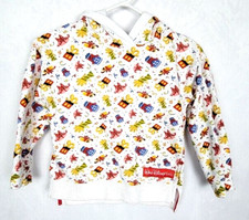 Kids Walt Disney World Mickey Mouse All Over Print Hoodie Sweatshirt Size S