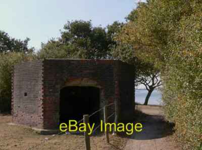 Photo 6x4 Pillbox by Langstone Harbour Fleet The track between the pillbo c2009