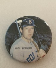 Rich Gedman Baseball Button Pin