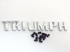 UK Made Triumph Concours Quality Chrome Letter Set For TR Spitfire GT6 703862/8