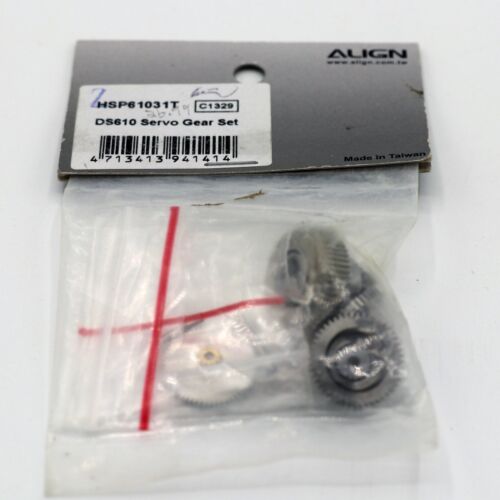 Align DS 610 Metal Gear Set for Helicopter Servo HSP61031T NEW - Picture 2 of 3