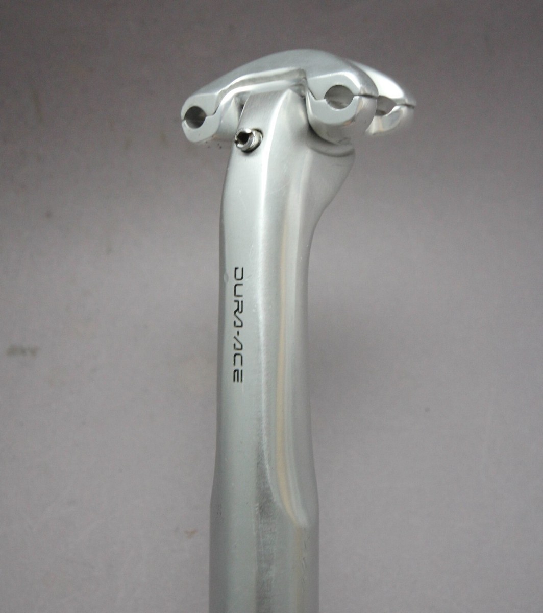 DURA-ACE デュラエース 未使用シートピラーSP-7400 DURA-ACE デュラエース 未使用シートピラーSP-7400 中古サドル付