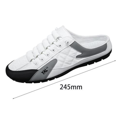 Men Slip on Mule Sneakers Casual Sports Shoes Loafers Walking Mules Backless - Afbeelding 1 van 19