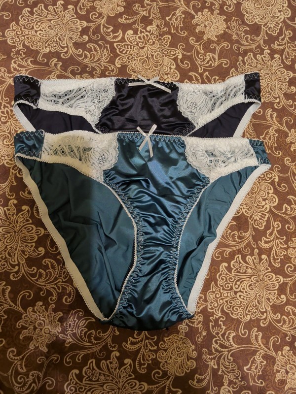 Lot Of 2 Satin Bikini Panties Size M/L
