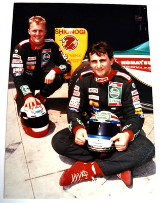 Alex Zanardi & Johnny Herbert Castrol Team Lotus 1993-94 Formula One Photo RARE!
