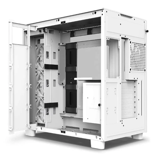 NZXT H9 Flow White PC Computer ATX Case CM-H91FW-01