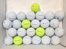 25 Taylormade Tour Response White  Yellow 5A/4A Near Mint Used Golf Balls