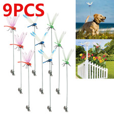 9Pcs 3D Fake Dragonfly Clips Clip on Dragonfl...