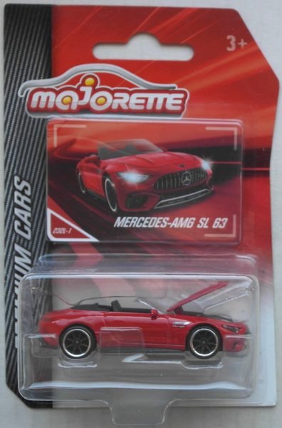 Majorette Premium Cars Mercedes-Amg Sl 63 Cabrio Rot Neu/Ovp Auto Car Red Rosso-image