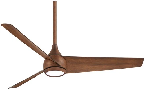 Minka Aire Twist 52" Ceiling Fan - Distressed Koa 3-Blade Remote Control - Picture 1 of 5
