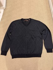 Perry Ellis Black Long Sleeve Sweater Men  s Size Medium 