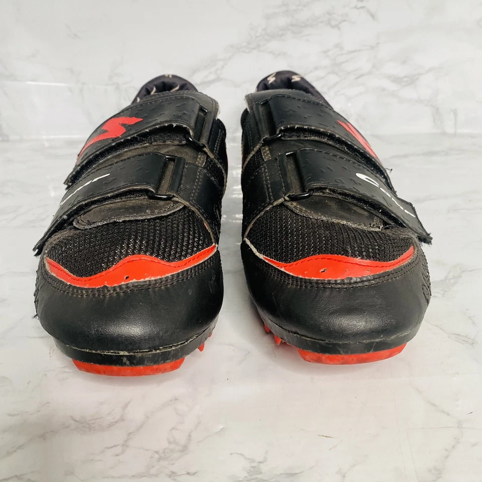 Specialized Comp MTB Mountain Biking Shoes Body Geometry EU 43 US 9.5 Black Red - Image 3 of 4