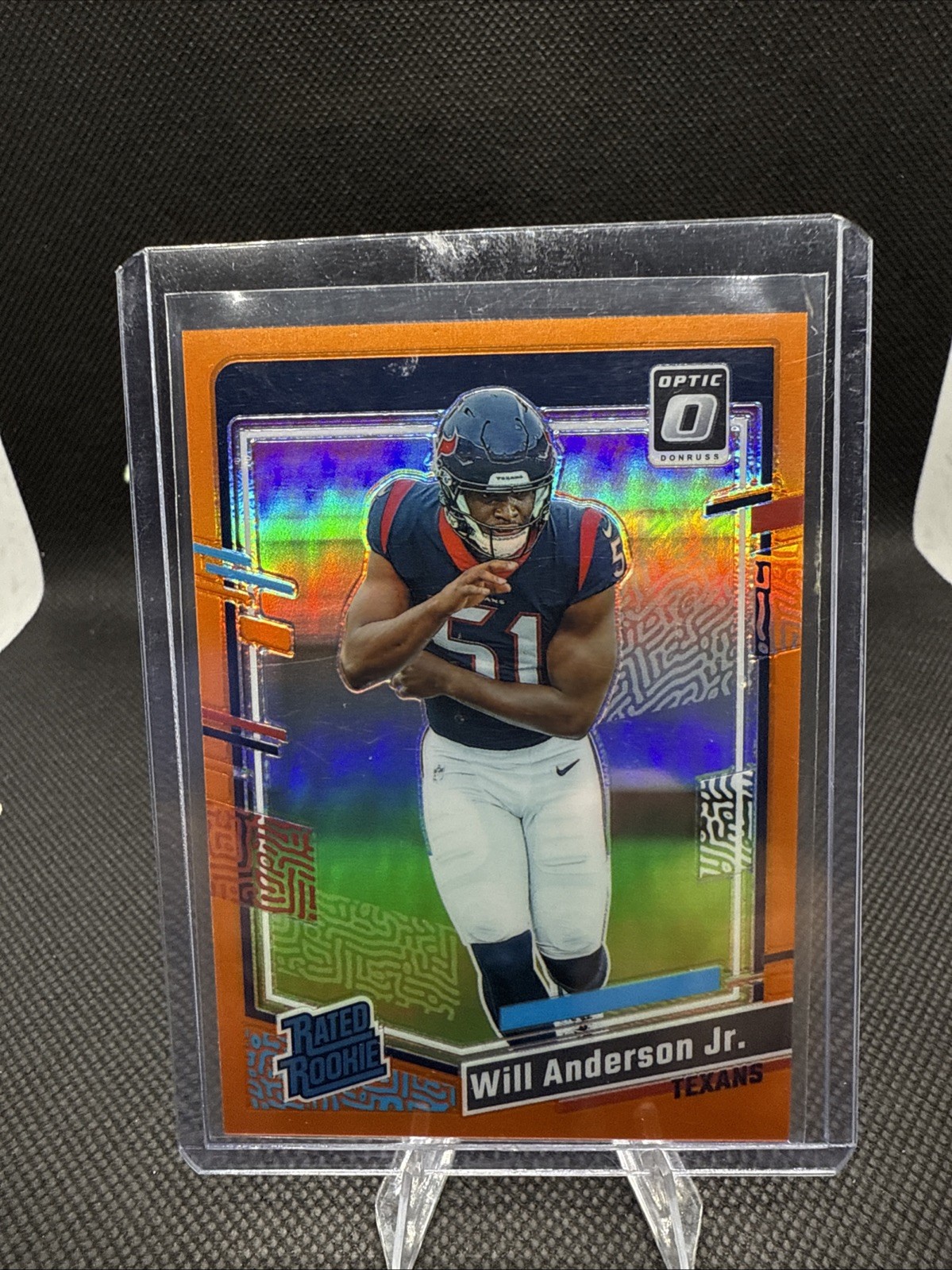 2023 Panini Optic - Rated Rookie Will Anderson #246 Orange Prizm /249 (RC)