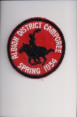 1954 Albion District Spring Camporee patch